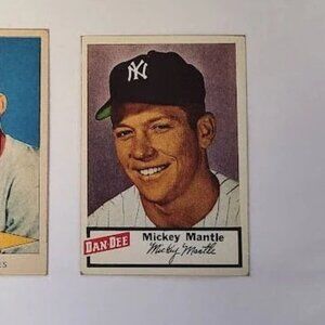 Mickey Mantle 1954 Dan Dee Potato chips custom Baseball card